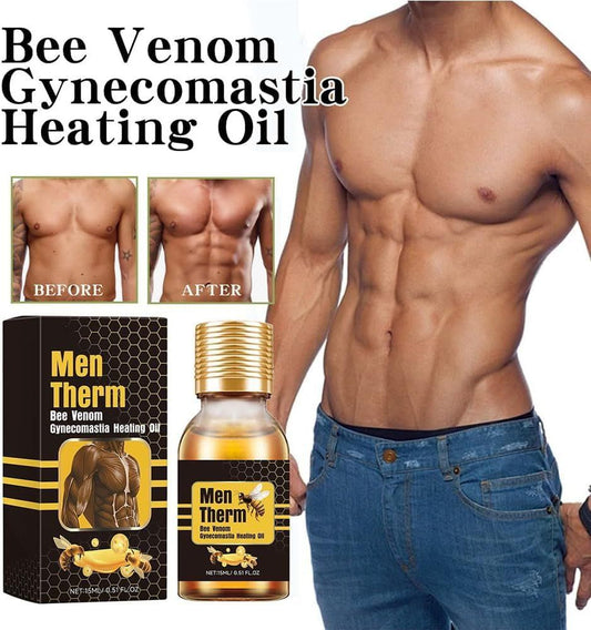 Men Therm Bee Venom Gynecomastia Heating Oil