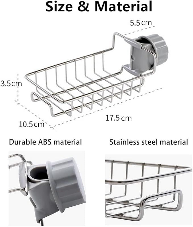 Stainless Steel Faucet Shelf