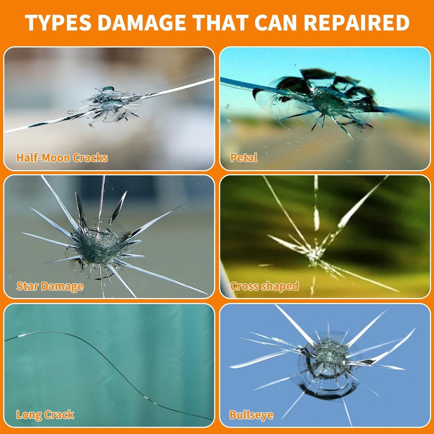 Car Windshield Repair Kit