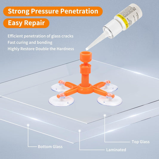 Car Windshield Repair Kit